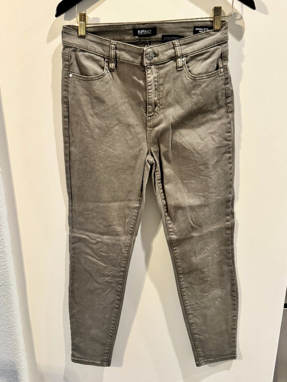 Buffalo David Bitton "Havana" High-Rise Soft Stretch Ankle Skinny Jeans